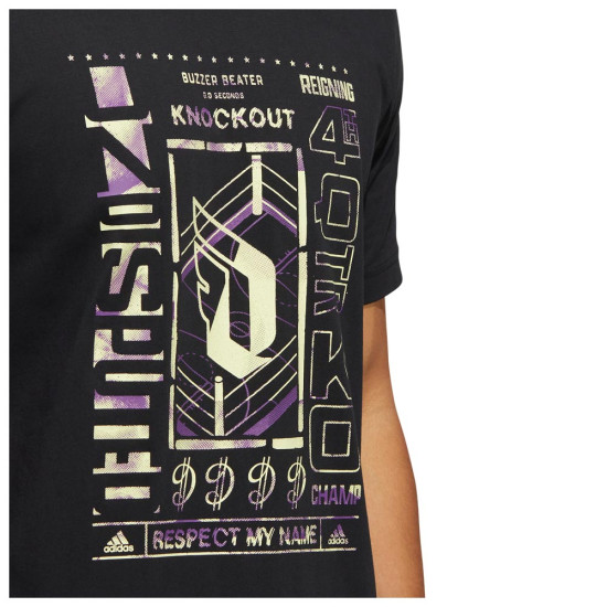 Adidas Ανδρική κοντομάνικη μπλούζα Dame Knockout Champ Tee Adidas Ανδρική κοντομάνικη μπλούζα Dame Knockout Champ Tee